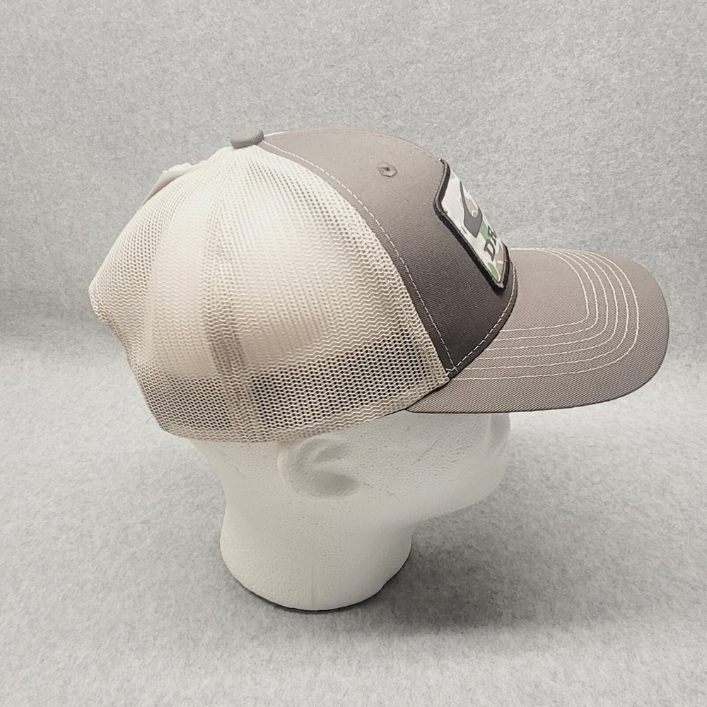 Drake Old School Patch Waterfowl Hunting Adjustable Snapback Mesh Hat Dark Gray - Picture 4 of 7